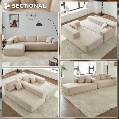 Divano chaise longue OVIOS antigraffio, non richiede montaggio