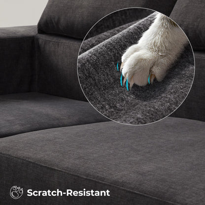 Divano chaise longue OVIOS antigraffio, non richiede montaggio