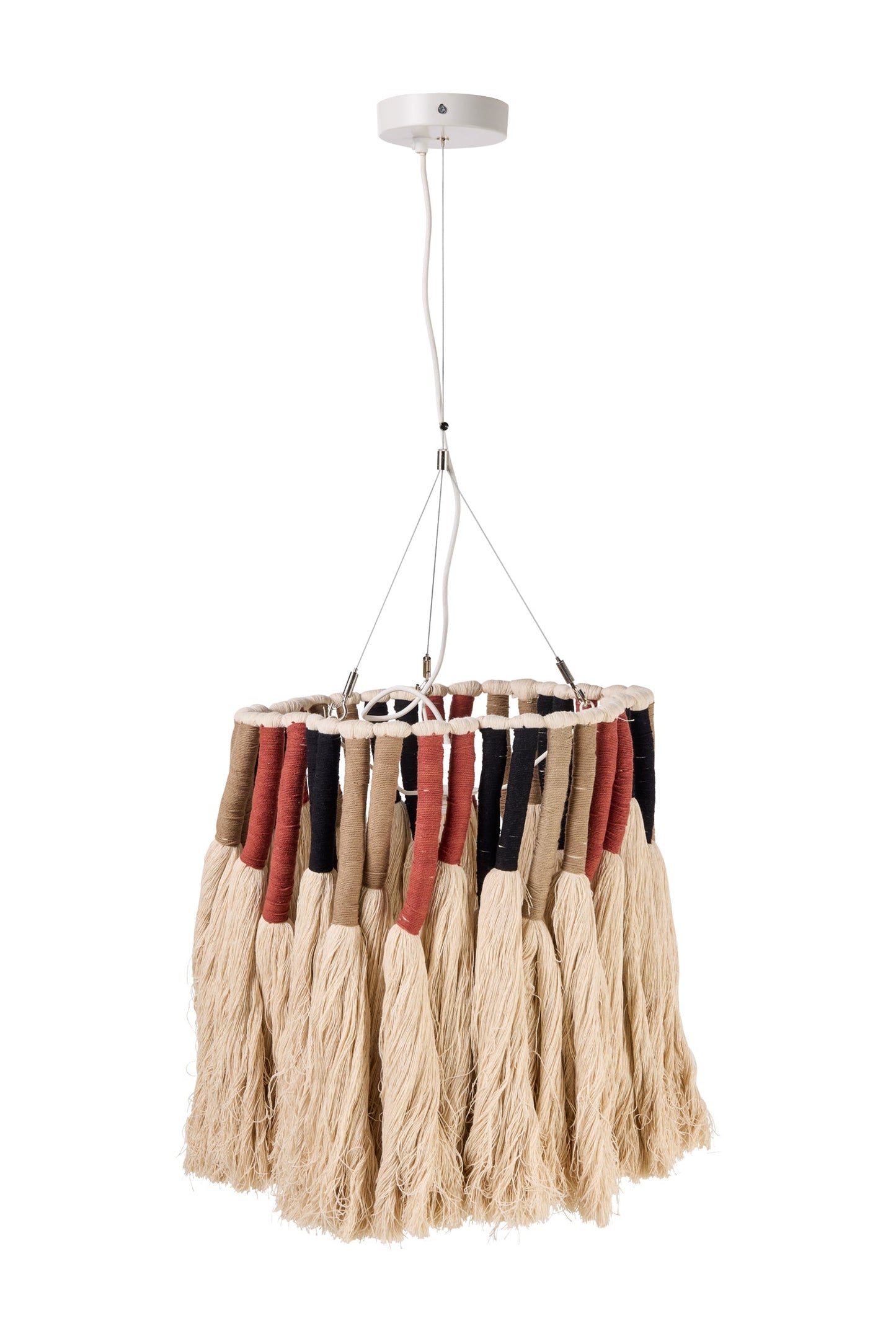 Nairobi - Lampada Da Soffitto Frange Cotone