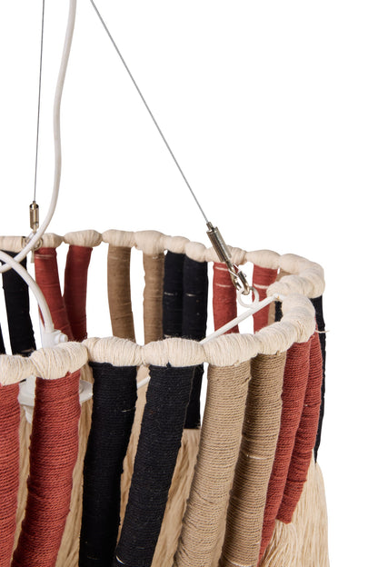 Nairobi - Lampada Da Soffitto Frange Cotone