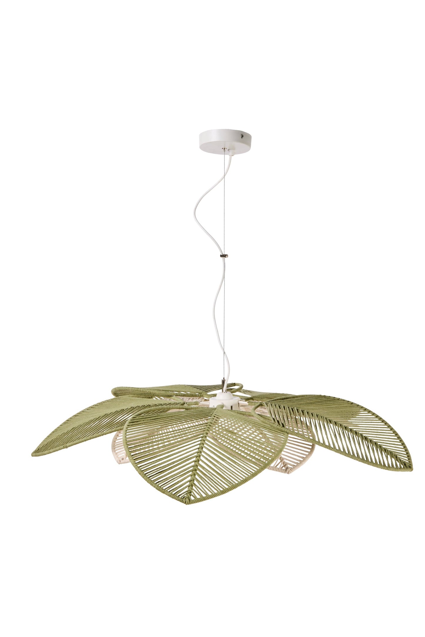 Casablanca - Lampadario Foglia Verde Grande