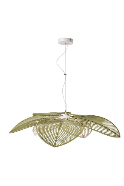 Casablanca - Lampadario Foglia Verde Grande