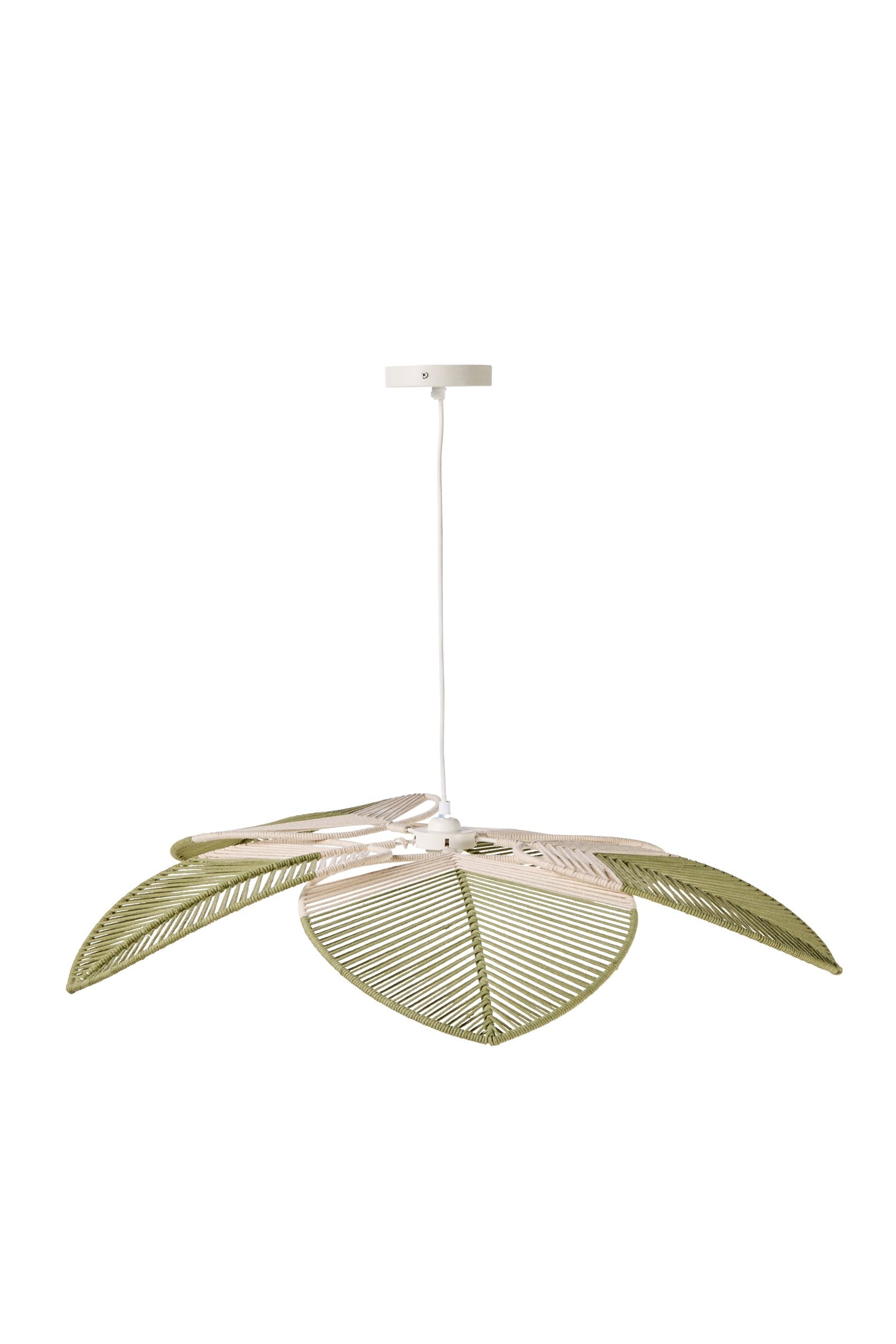 Casablanca - Lampadario Foglie Verdi Piccola