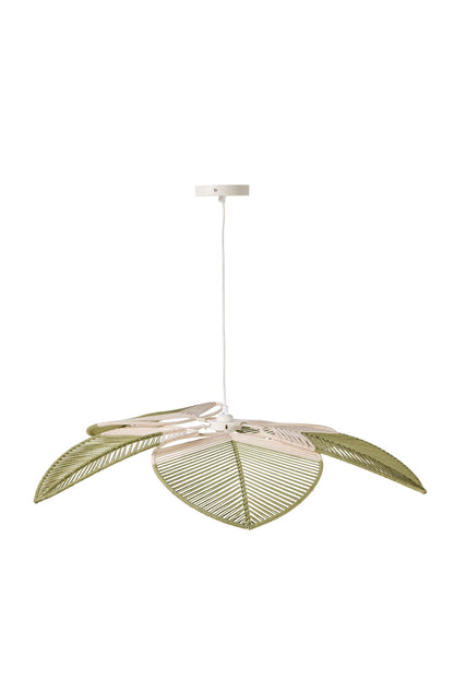 Casablanca - Lampadario Foglie Verdi Piccola