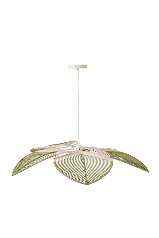 Casablanca - Lampadario Foglie Verdi Piccola