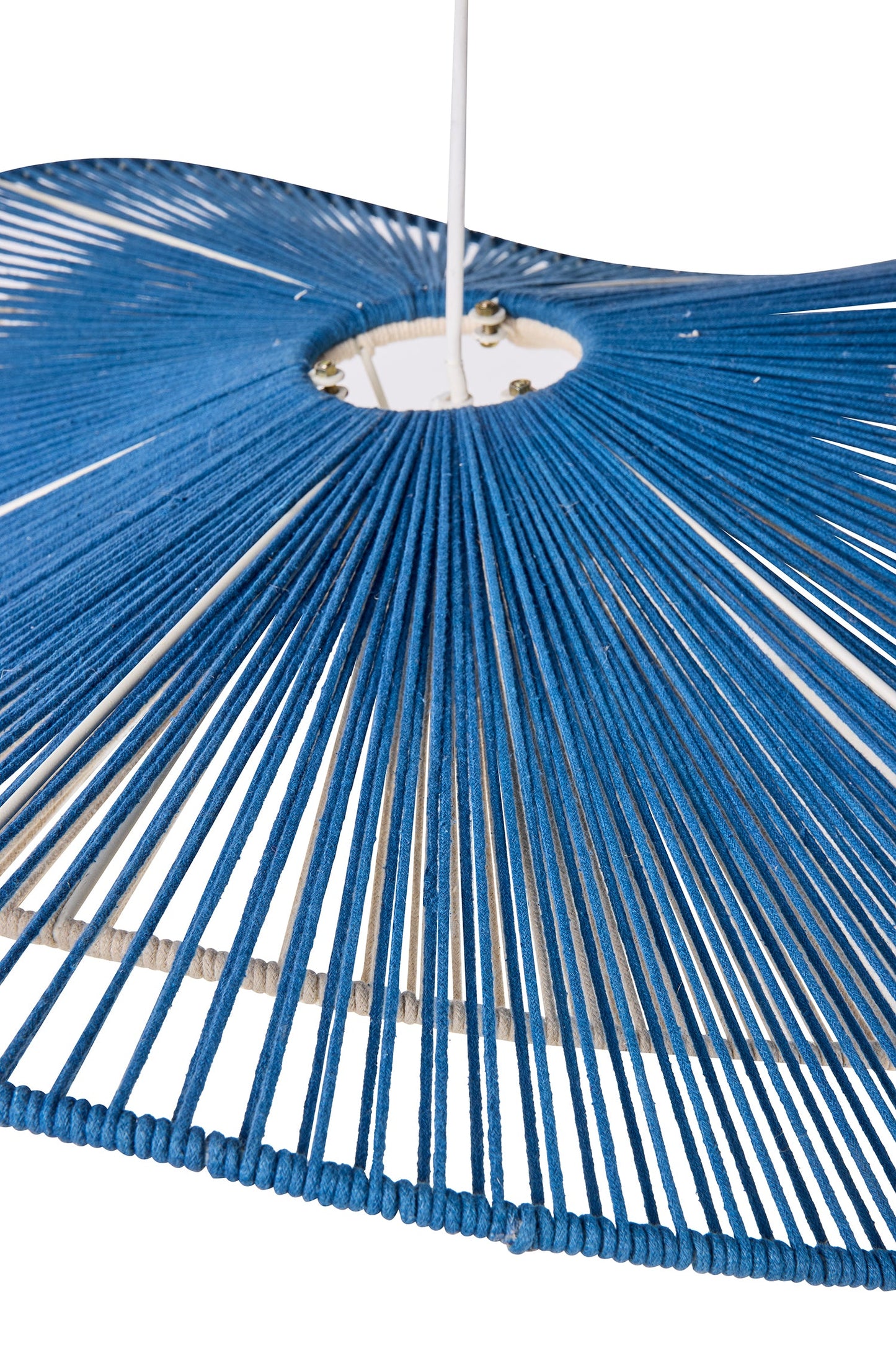 Casablanca - Lampadario Da Soffitto Azzurro, Bianco