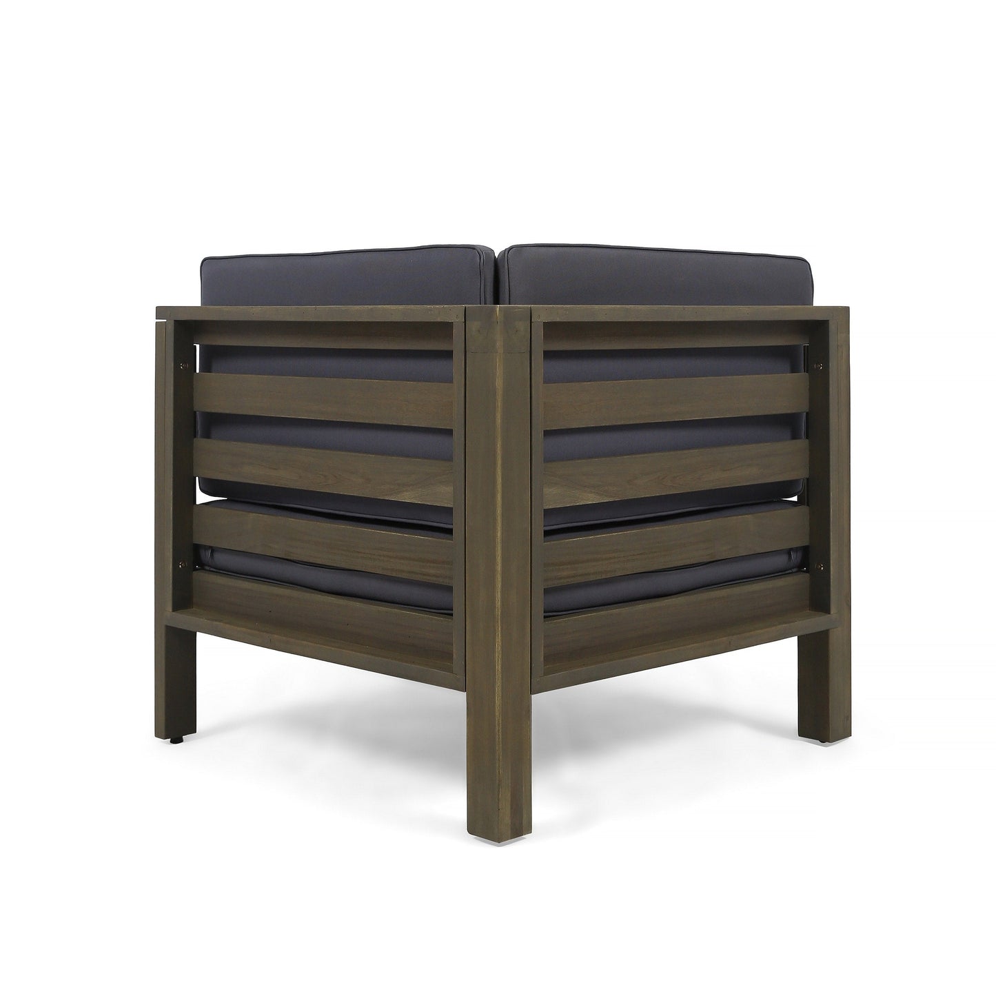 Set di divani componibili a U in legno di acacia Oana da esterno, 12 pezzi, di Christopher Knight Home