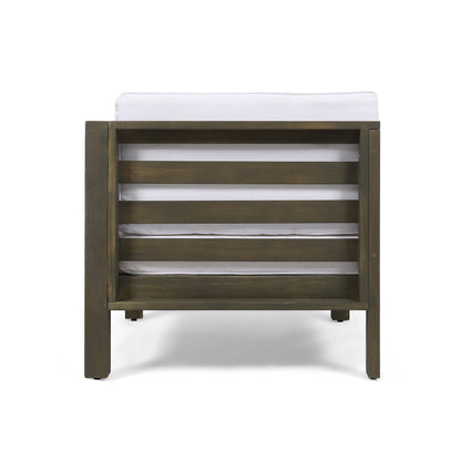 Set di divani componibili a U in legno di acacia Oana da esterno, 12 pezzi, di Christopher Knight Home