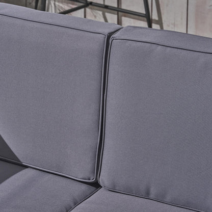 Set di divani componibili a U in legno di acacia Oana da esterno, 12 pezzi, di Christopher Knight Home