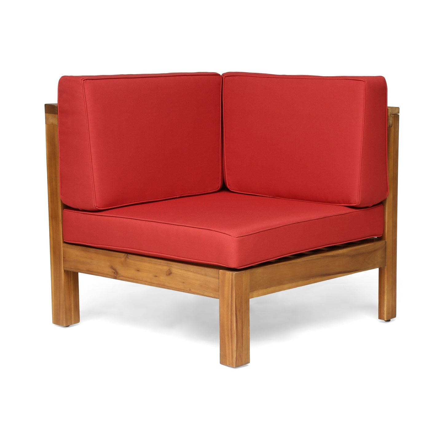 Set di divani componibili a U in legno di acacia Oana da esterno, 12 pezzi, di Christopher Knight Home