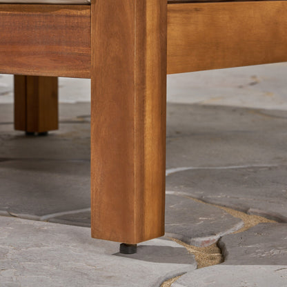 Set di divani componibili a U in legno di acacia Oana da esterno, 12 pezzi, di Christopher Knight Home