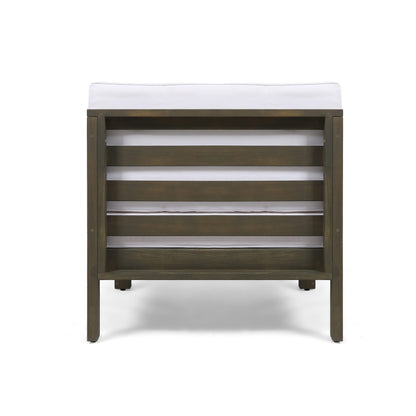 Set di divani componibili a U in legno di acacia Oana da esterno, 12 pezzi, di Christopher Knight Home