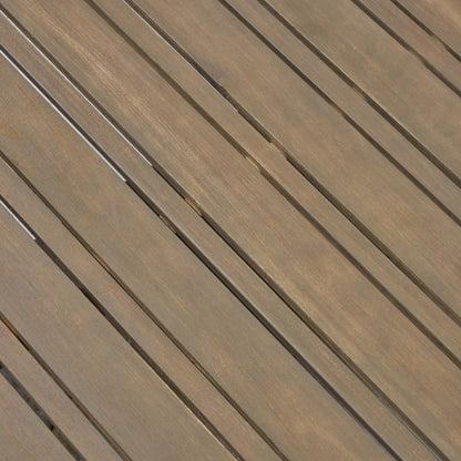 Set di divani componibili a U in legno di acacia Oana da esterno, 12 pezzi, di Christopher Knight Home