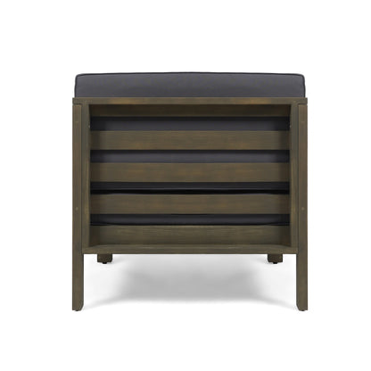 Set di divani componibili a U in legno di acacia Oana da esterno, 12 pezzi, di Christopher Knight Home