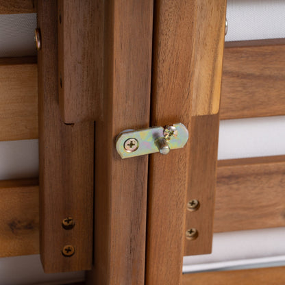 Set di divani componibili da esterno Oana a 3 posti in legno di acacia con tavolino da caffè di Christopher Knight Home