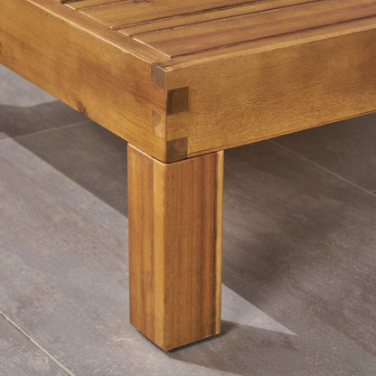 Set di divani componibili da esterno Oana in legno di acacia da 7 posti di Christopher Knight Home