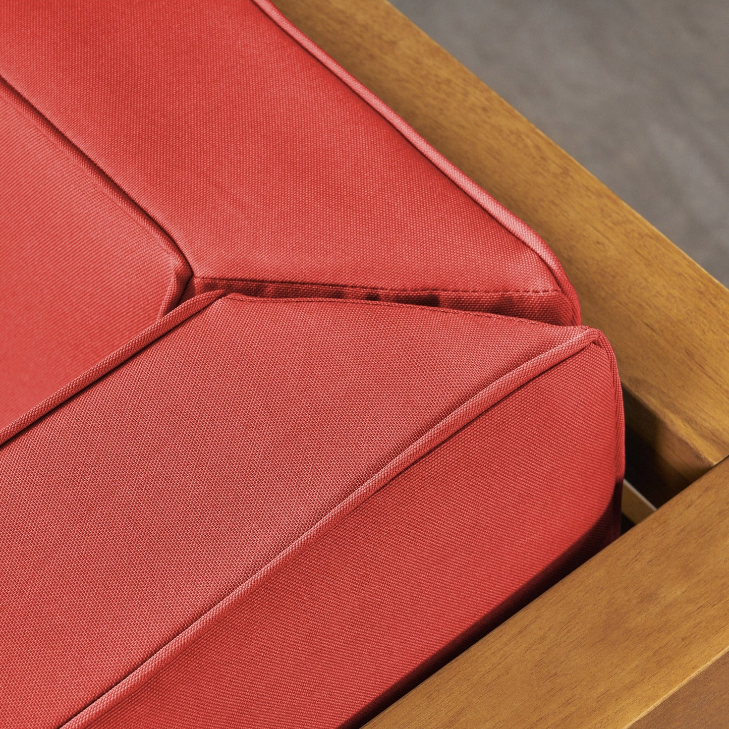 Set di divani componibili da esterno Oana in legno di acacia da 7 posti di Christopher Knight Home