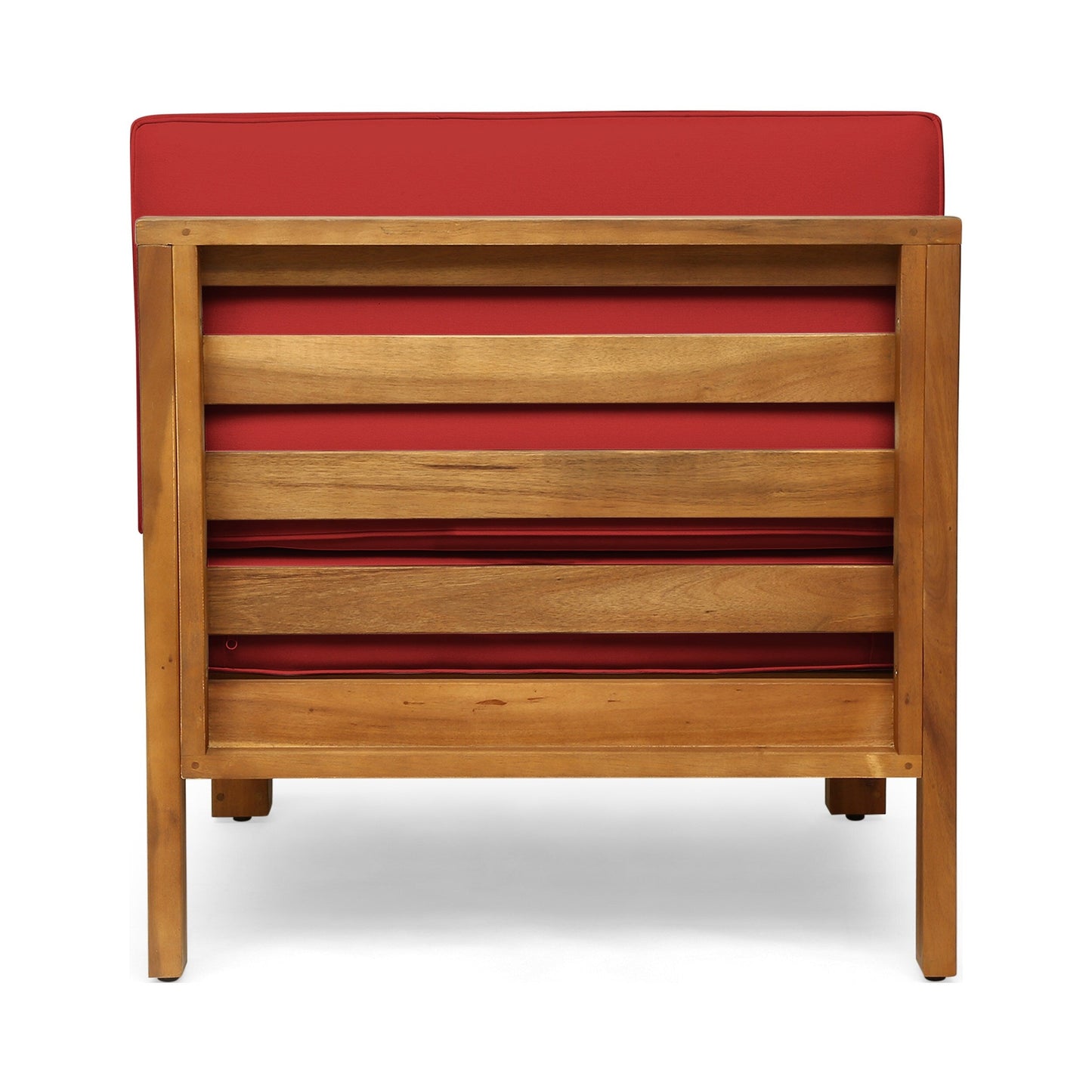 Set di divani componibili da esterno Oana in legno di acacia da 9 pezzi con tavolino da caffè di Christopher Knight Home