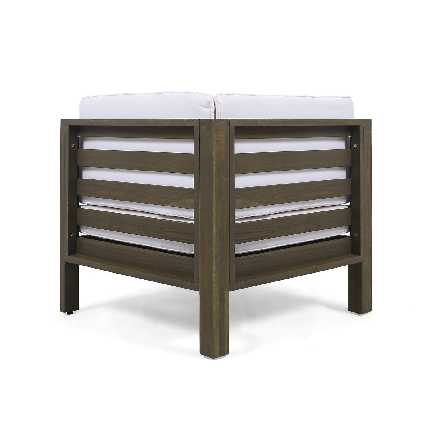 Set di divani componibili da esterno Oana in legno di acacia da 9 pezzi con tavolino da caffè di Christopher Knight Home