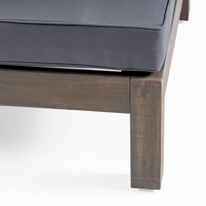 Set di divani componibili da esterno Oana in legno di acacia da 9 pezzi con tavolino da caffè di Christopher Knight Home