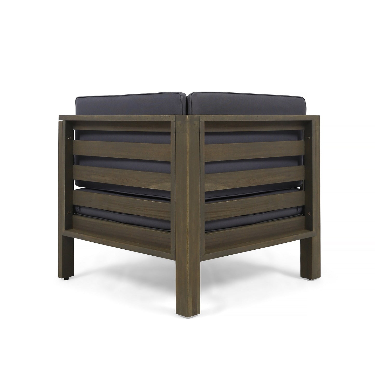 Set di divani componibili da esterno Oana in legno di acacia da 9 pezzi con tavolino da caffè di Christopher Knight Home