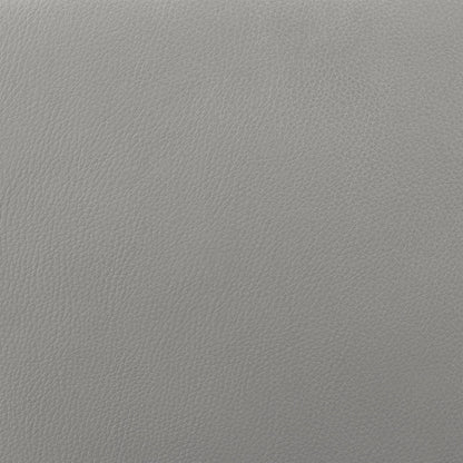 Poltrona reclinabile elettrica Octavia in pelle argento e grigio Zero Gravity con riscaldamento e massaggio