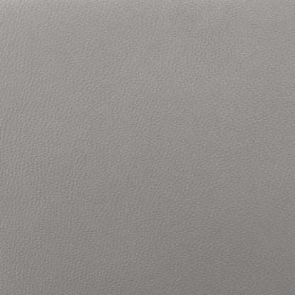 Poltrona reclinabile elettrica Octavia in pelle argento e grigio Zero Gravity con riscaldamento e massaggio