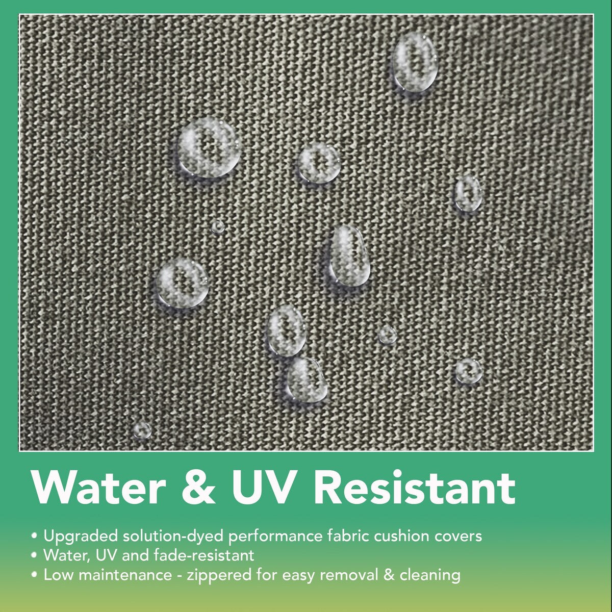 Set di 8 divani componibili in vimini nero per esterni Ohana con cuscini - Nessun montaggio