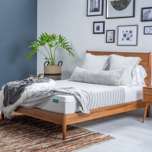 Materasso ibrido in schiuma e molle OkiOki con fodera con cerniera rinfrescante - OkiEasy