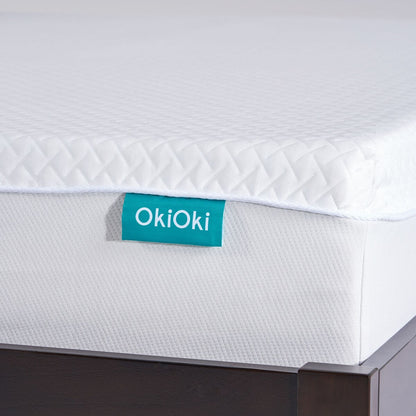 Materasso ibrido in schiuma e molle OkiOki con fodera con cerniera rinfrescante - OkiEasy