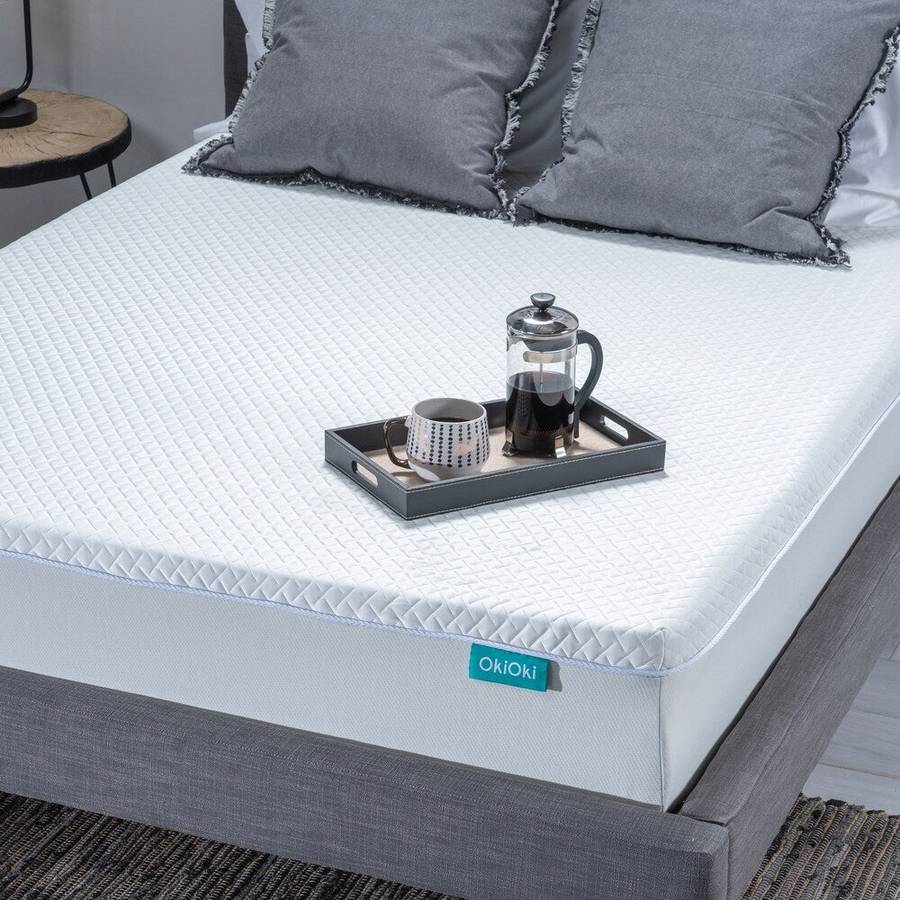 Materasso a molle insacchettate OkiOki da 11 pollici con rivestimento in schiuma ibrida - OkiFlex