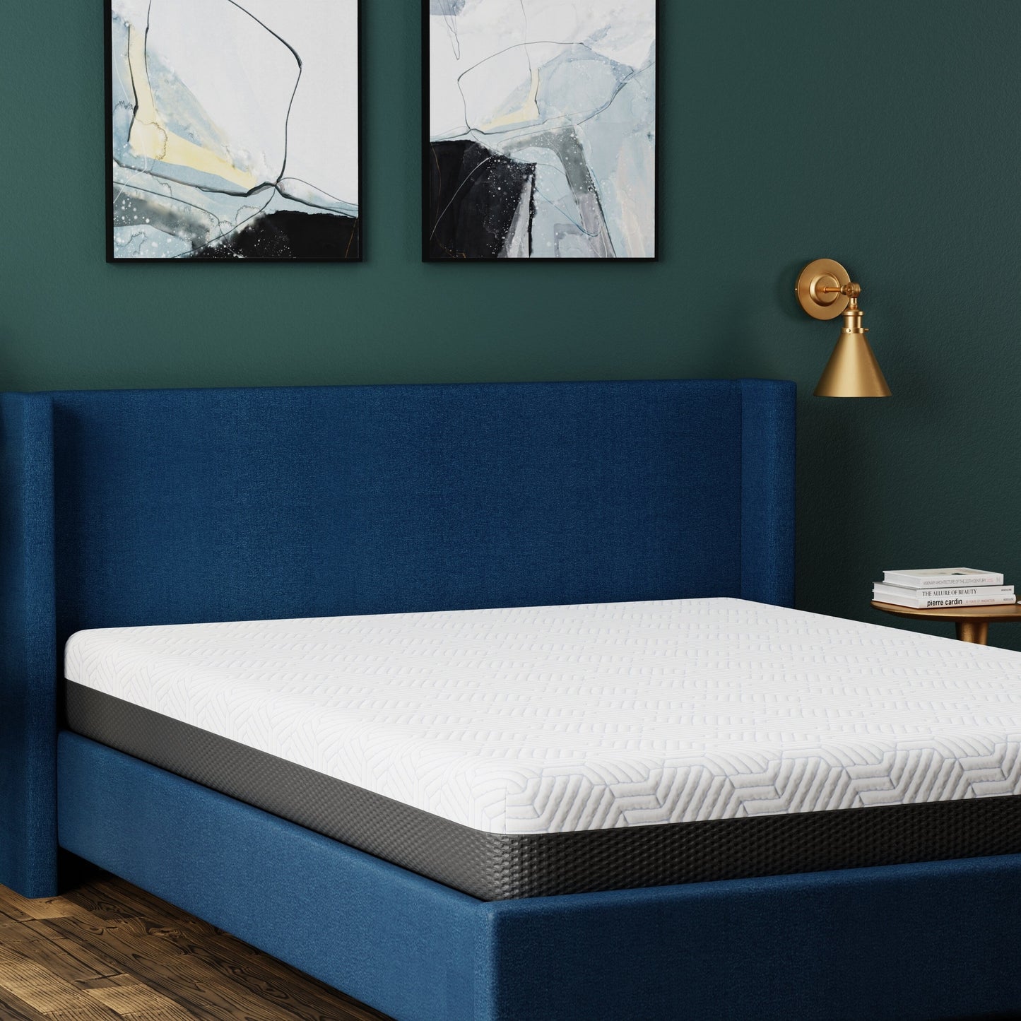 Materasso rigido Omne Sleep Fria da 8 pollici con fodera rinfrescante