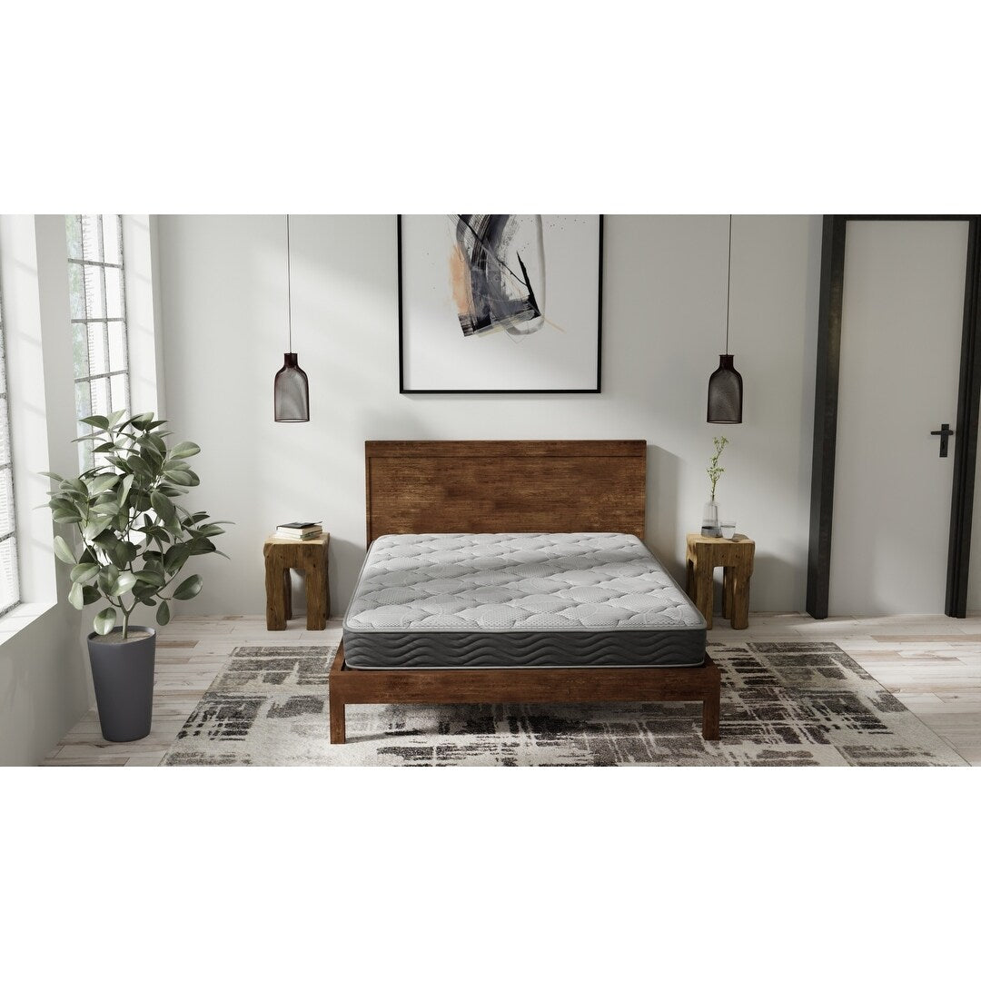 Materasso Omne Sleep Hybrid da 8 pollici rigido con molle insacchettate