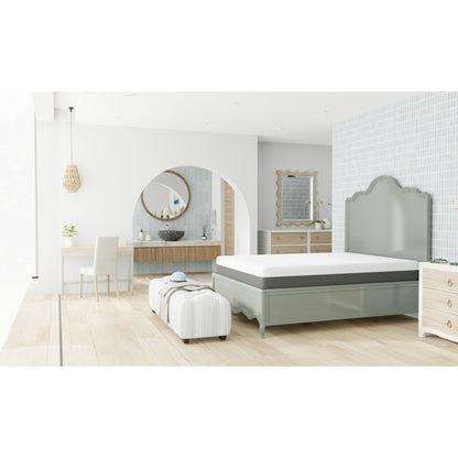 Materasso Omne Sleep Omne Fria da 10 pollici, media rigidità, con fodera rinfrescante