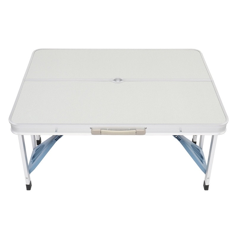 Tavolo e sedia da campeggio pieghevoli in un unico pezzo in lega di alluminio