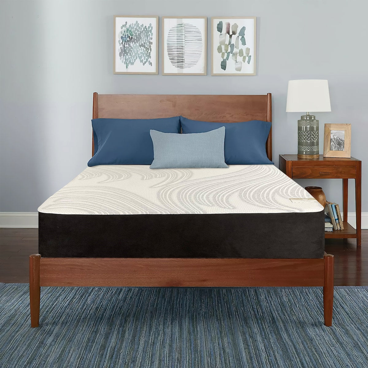 Materasso Onetan in memory foam gel, completamente assemblato, morbido e compatto, da 10 pollici, ottimo per la schiena