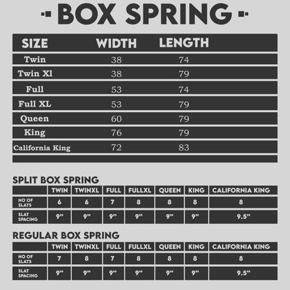Rete a molle insacchettate Onetan da 4 pollici in legno, base per letto divisa a basso profilo, ideale per materasso, non necessita di montaggio, bianco e nero.