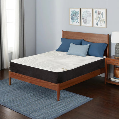 Onetan, materasso in memory foam gel, morbido e compatto, da 10 pollici, completamente assemblato, ottimo per la schiena