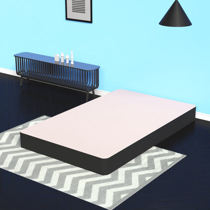 Onetan, box spring/fondazione in legno facile da 4,5 pollici e 8 pollici con montaggio semplice,