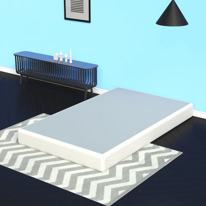 Onetan, robusto box spring in legno da 4,5 e 8 pollici per supporto materasso - Base in legno naturale resistente e facile da montare