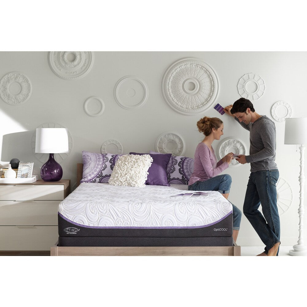 Materasso Optimum by Sealy Posturepedic Inspiration Gold Plush Queen-size - Bianco