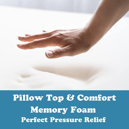 Materasso ibrido premium in memory foam con rivestimento pillow-top Opulence da 14 pollici di BRN