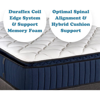 Materasso ibrido premium in memory foam con rivestimento pillow-top Opulence da 14 pollici di BRN