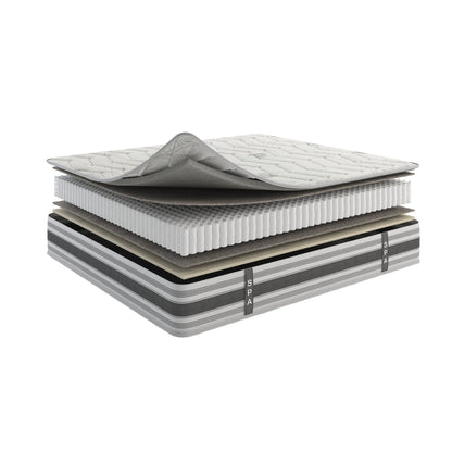 Materasso ibrido rigido a molle insacchettate Ottopedic 9/12 Edge to Edge, assemblato negli Stati Uniti