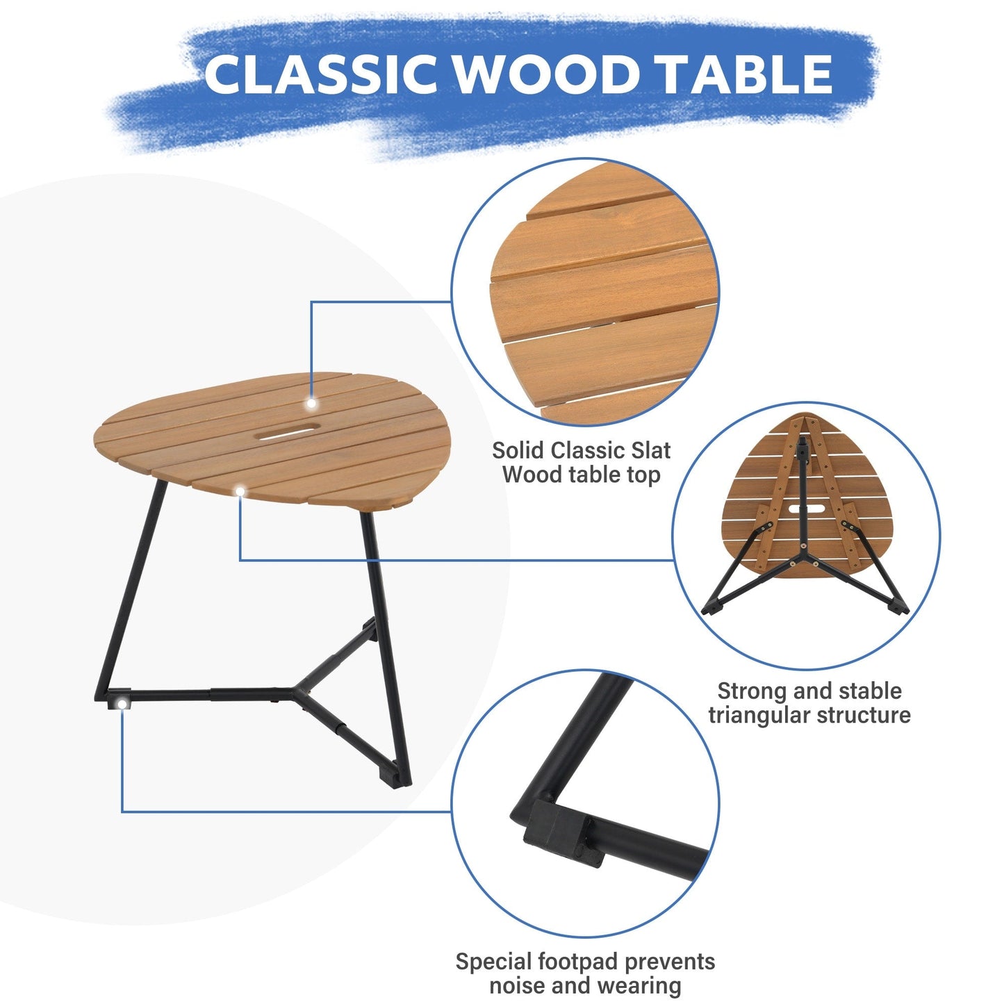 Set da salotto moderno con 3 sedie imbottite in vimini per esterni
