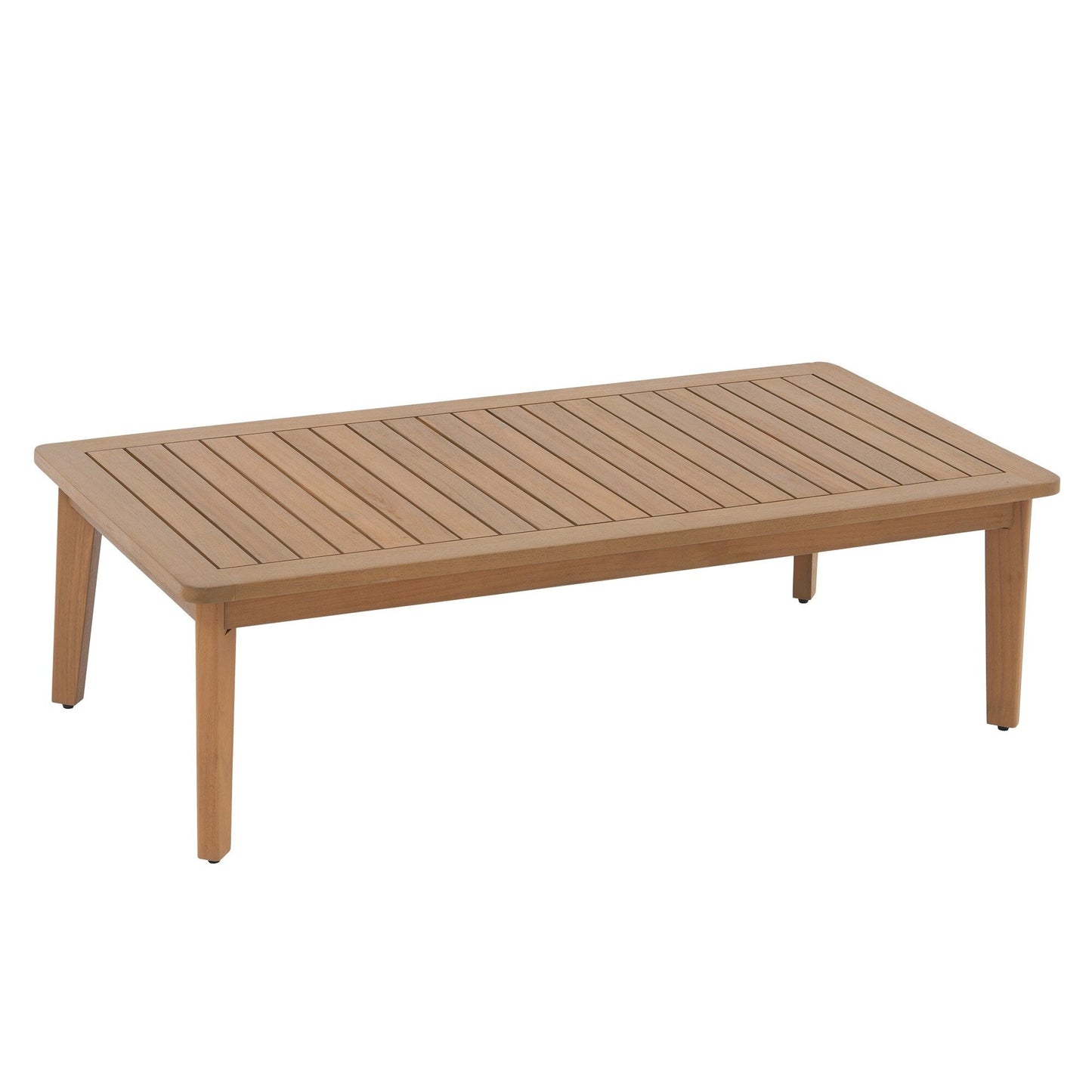 Set di 4 sedie in legno per esterni con tavolo