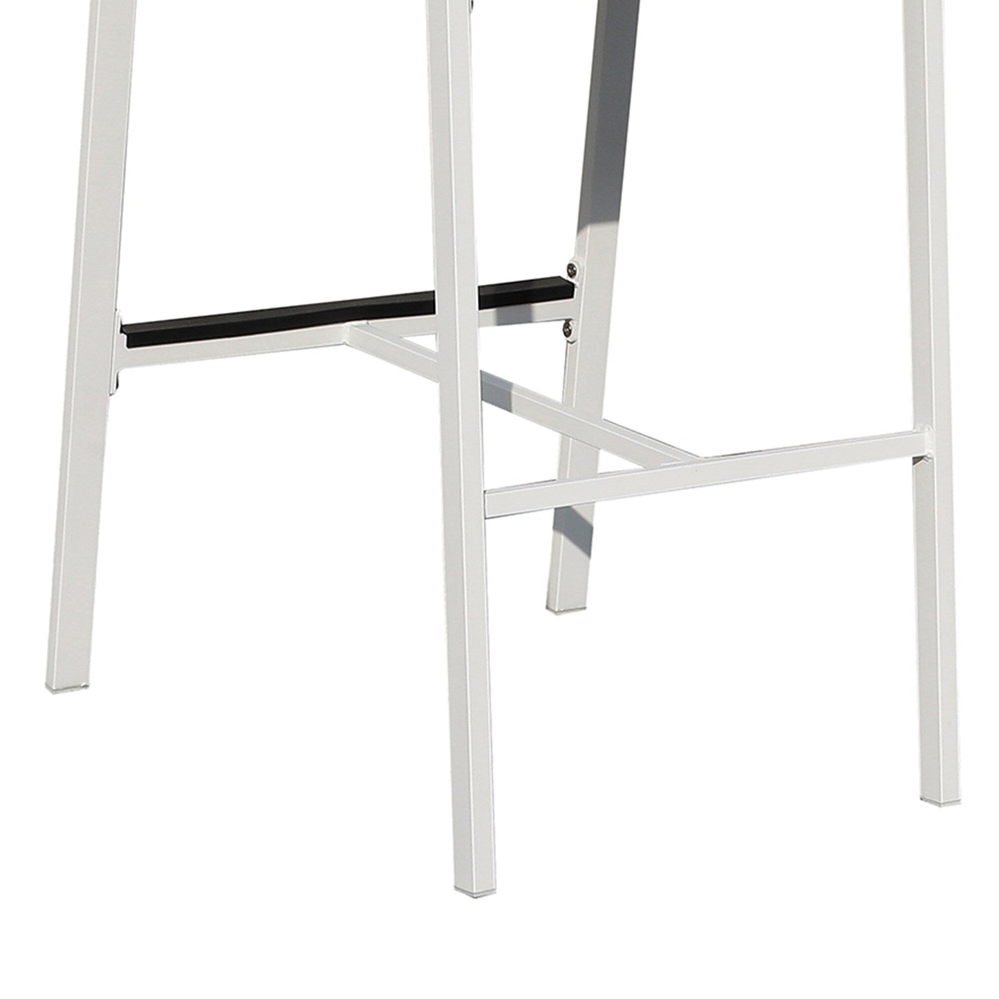 Set da bar in alluminio per patio da 5 pezzi, set da pranzo per esterni