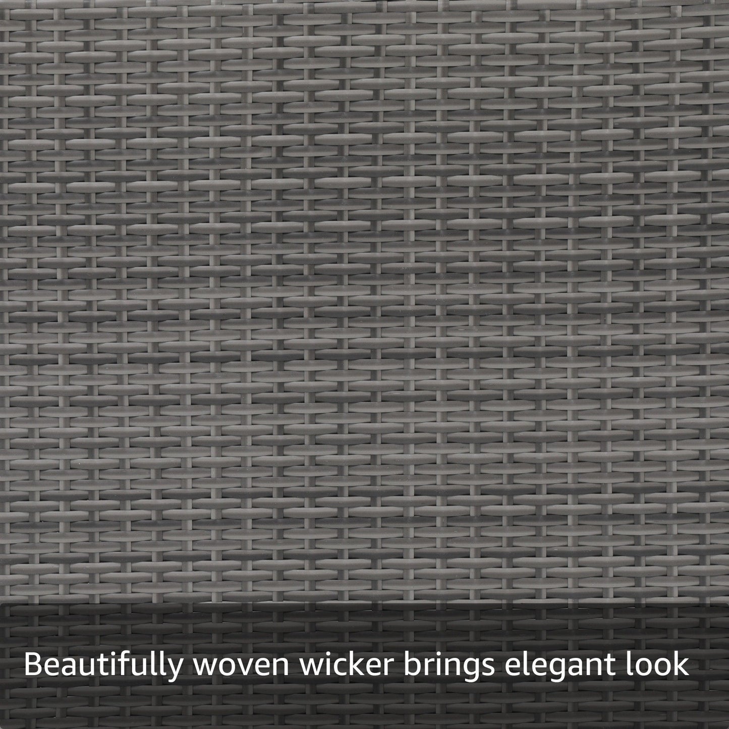 Set di 5 sedie in vimini per esterni