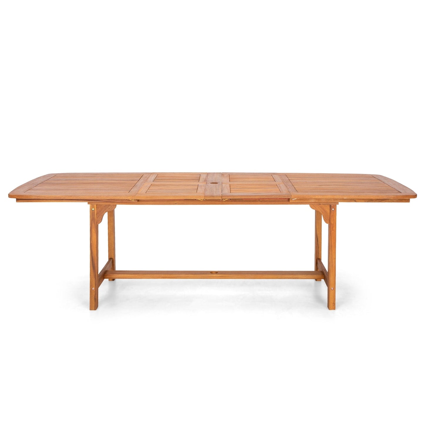 MAISON ARTS Set da pranzo per esterni in legno massello di acacia da 7/9 pezzi, tavolo da pranzo espandibile e sedie da pranzo in legno da 6/8