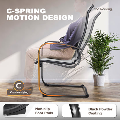 Set da pranzo in ferro da esterno da 7 pezzi